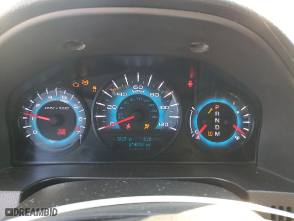 2012 Ford Fusion SE with VIN 3FAHP0HG5CR196804, listed as a Copart auction lot 51503535 with 214,033 mi miles and Salvage Title. Bid and sale history available at carsss.com. Image 9.
