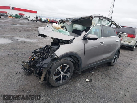 2017 Kia Sorento EX V6 with VIN 5XYPH4A5XHG289550, listed as a IAAI auction lot 41557357 with 1 mi miles. Bid and sale history available at carsss.com. Image 2.