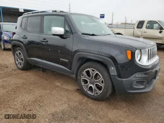 2016 Jeep Renegade Limited with VIN ZACCJADT7GPD14351, listed as a Copart auction lot 51621915 with 53,748 mi miles and Salvage Title. Bid and sale history available at carsss.com. Image 4.