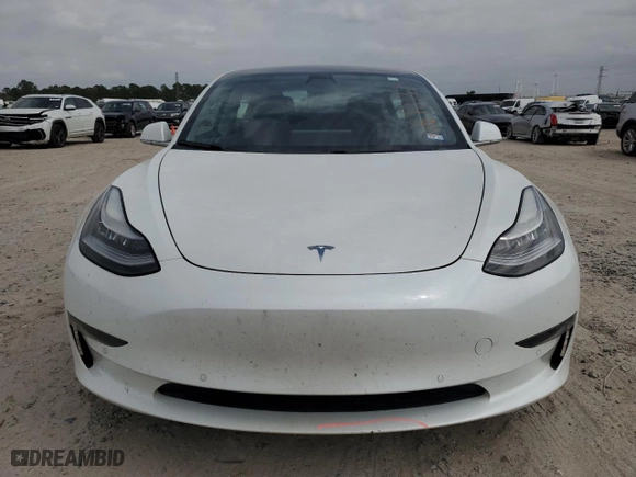2020 Tesla Model 3 Standard Range Plus with VIN 5YJ3E1EA8LF800072, listed as a Copart auction lot 48168325 with 91,439 mi miles and Salvage Title. Bid and sale history available at carsss.com. Image 5.