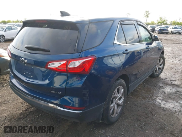 2020 Chevrolet Equinox LT with VIN 2GNAXUEV5L6173091, listed as a IAAI auction lot 42162891 with 43,468 mi miles and . Bid and sale history available at DreamBid. Image 4.