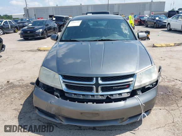 2012 Dodge Avenger SXT with VIN 1C3CDZCB9CN212328, listed as a IAAI auction lot 42360745 with 189,311 mi miles and . Bid and sale history available at DreamBid. Image 12.
