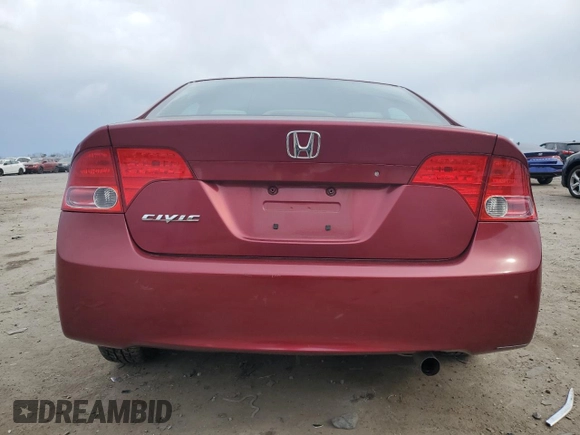 2007 Honda Civic Sdn LX with VIN 1HGFA165X7L120334, listed as a Copart auction lot 47234225 with 74,383 mi miles and Salvage Title. Bid and sale history available at carsss.com. Image 6.