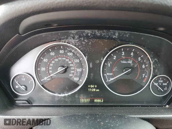 2014 BMW 3 Series 328i z VIN WBA3A5C57EF606136, wystawiony jako Copart lot #58500615 z przebiegiem Nie podano mil oraz Szkoda całkowita • Salvage title. Historia ofert i sprzedaży dostępna na DreamBid. Obrazek 9.