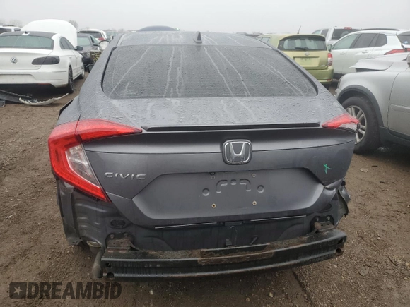 2017 Honda Civic Sedan EX-L with VIN 19XFC1F74HE003563, listed as a Copart auction lot 86377304 with 132,571 mi miles and Salvage Title. Bid and sale history available at carsss.com. Image 6.