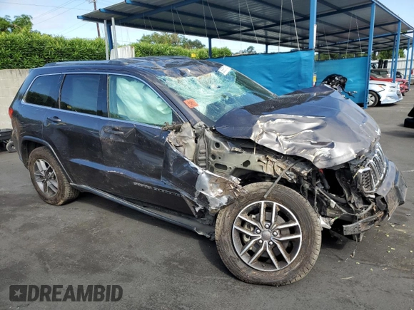 2019 Jeep Grand Cherokee Altitude with VIN 1C4RJFAG5KC591141, listed as a Copart auction lot 56885105 with 88,000 mi miles and Salvage title. Bid and sale history available at DreamBid. Image 4.