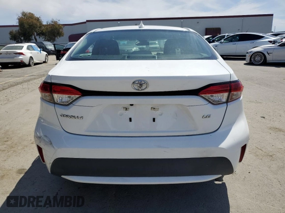 2022 Toyota Corolla LE with VIN 5YFEPMAE2NP349306, listed as a Copart auction lot 52709735 with 30,688 mi miles and Salvage Title. Bid and sale history available at carsss.com. Image 6.