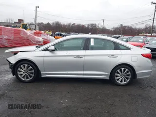 2017 Hyundai Sonata Sport with VIN 5NPE34AF4HH485507, listed as a IAAI auction lot 41853885 with 53,875 mi miles. Bid and sale history available at carsss.com. Image 14.