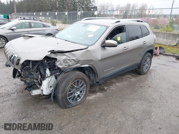 2019 Jeep Cherokee Latitude with VIN 1C4PJLCB5KD205495, listed as a IAAI auction lot 41856955 with Not Provided miles and . Bid and sale history available at DreamBid. Image 2.
