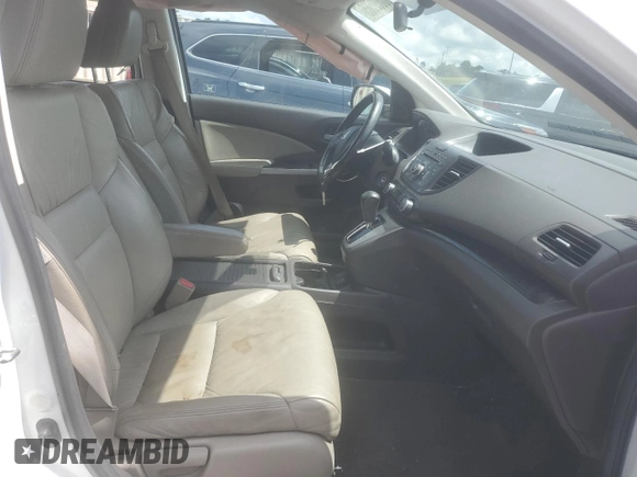 2012 Honda CR-V EX-L with VIN 5J6RM4H74CL050059, listed as a Copart auction lot 58602565 with 252,063 mi miles and Salvage title. Bid and sale history available at DreamBid. Image 7.
