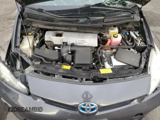 2012 Toyota Prius One with VIN JTDKN3DU1C5425677, listed as a Copart auction lot 52380585 with 0 mi miles and Salvage Title. Bid and sale history available at carsss.com. Image 11.