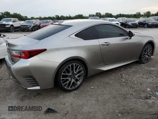 2017 Lexus RC 300 with VIN JTHSM5BC9H5002800, listed as a Copart auction lot 55964014 with 86,154 mi miles and Salvage title. Bid and sale history available at DreamBid. Image 3.