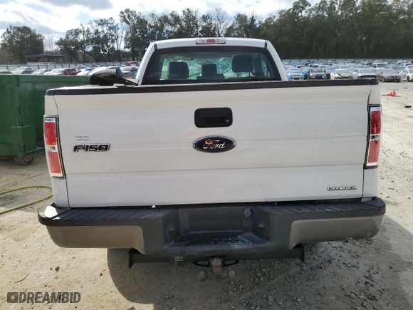 2014 Ford F-150 XL with VIN 1FTMF1CM8EFB74181, listed as a Copart auction lot 45037145 with 53,284 mi miles and Salvage Title. Bid and sale history available at carsss.com. Image 6.