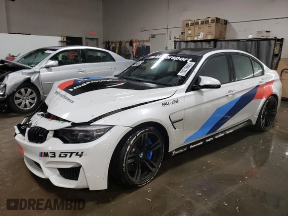 2016 BMW M3 with VIN WBS8M9C52G5G41730, listed as a Copart auction lot 70216603 with 147,834 mi miles. Bid and sale history available at carsss.com. Image 1.