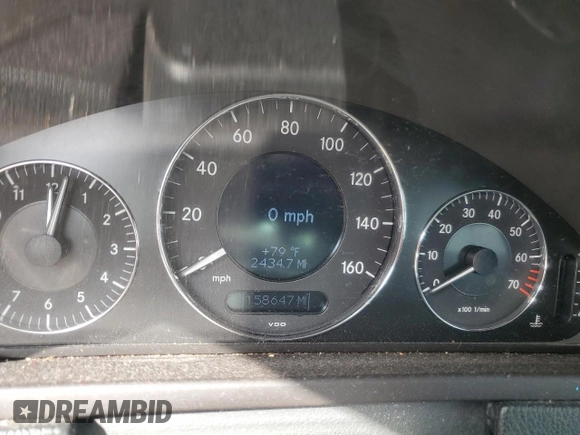 2006 Mercedes-Benz CLK 350 with VIN WDBTK56G66T060332, listed as a Copart auction lot 50425345 with 158,647 mi miles and Salvage title. Bid and sale history available at DreamBid. Image 9.