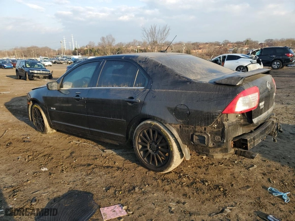 2008 Mercury Milan Premier with VIN 3MEHM081X8R615024, listed as a Copart auction lot 43579995 with 105,862 mi miles and Salvage Title. Bid and sale history available at carsss.com. Image 2.