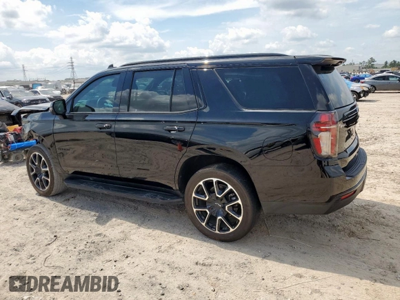 2023 Chevrolet Tahoe RST с VIN 1GNSCRKD5PR442970, выставлен на аукционе Copart как лот 59671735 с пробегом 13 975 миль миль и Списание • Salvage title. История ставок и продаж доступна на DreamBid. Изображение 2.