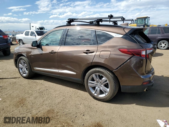 2019 Acura RDX Advance with VIN 5J8TC2H70KL023590, listed as a Copart auction lot 53158465 with 84,231 mi miles and Salvage Title. Bid and sale history available at DreamBid. Image 2.