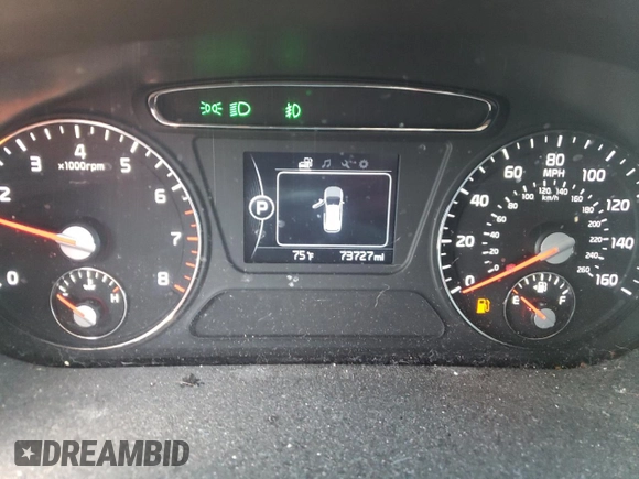 2016 Kia Sorento EX with VIN 5XYPH4A18GG014108, listed as a Copart auction lot 54224024 with 73,727 mi miles and Salvage Title. Bid and sale history available at DreamBid. Image 9.
