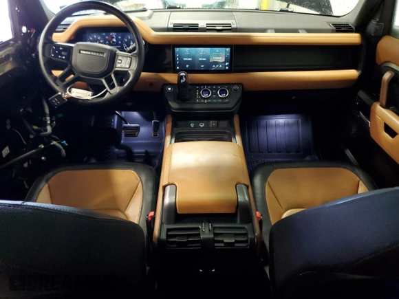 2020 Land Rover Defender X with VIN SALEX7EU4L2022865, listed as a Copart auction lot 51490495 with 81,314 mi miles and Salvage title. Bid and sale history available at DreamBid. Image 8.