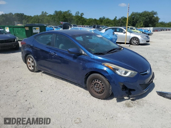 2015 Hyundai Elantra SE with VIN 5NPDH4AE6FH633013, listed as a Copart auction lot 62235615 with 126,123 mi miles and Clean title. Bid and sale history available at DreamBid. Image 4.