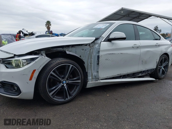2019 BMW 4 Series 430i with VIN WBA4J1C57KBM17793, listed as a IAAI auction lot 41773832 with 78,110 mi miles. Bid and sale history available at carsss.com. Image 6.