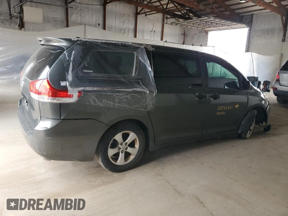 2013 Toyota Sienna L with VIN 5TDZK3DC7DS336061, listed as a Copart auction lot 50715775 with 111,615 mi miles and Salvage Title. Bid and sale history available at carsss.com. Image 3.