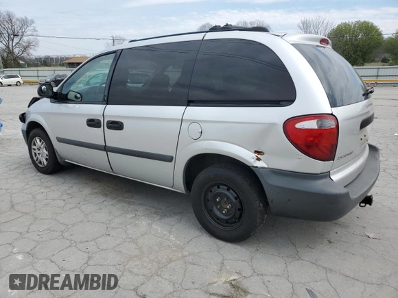 2005 Dodge Caravan SE with VIN 1D4GP25B55B344387, listed as a Copart auction lot 51122075 with 206,971 mi miles and Salvage title. Bid and sale history available at DreamBid. Image 2.