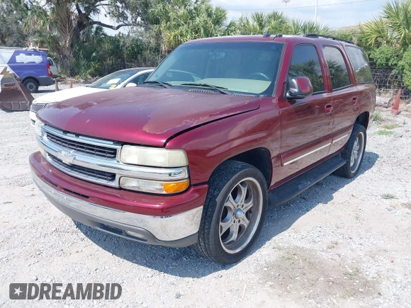 2003 Chevrolet Tahoe LT with VIN 1GNEC13Z93J234088, listed as a IAAI auction lot 42244167 with 183,070 mi miles and . Bid and sale history available at DreamBid. Image 2.