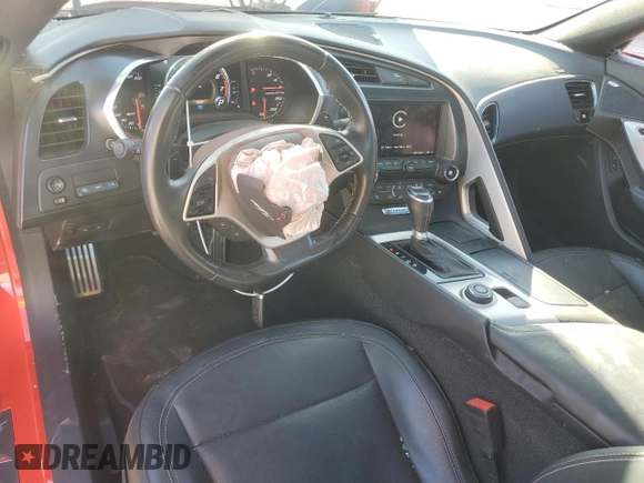 2016 Chevrolet Corvette 2LT with VIN 1G1YD2D72G5123928, listed as a Copart auction lot 85249054 with 52,336 mi miles and Salvage Title. Bid and sale history available at carsss.com. Image 8.
