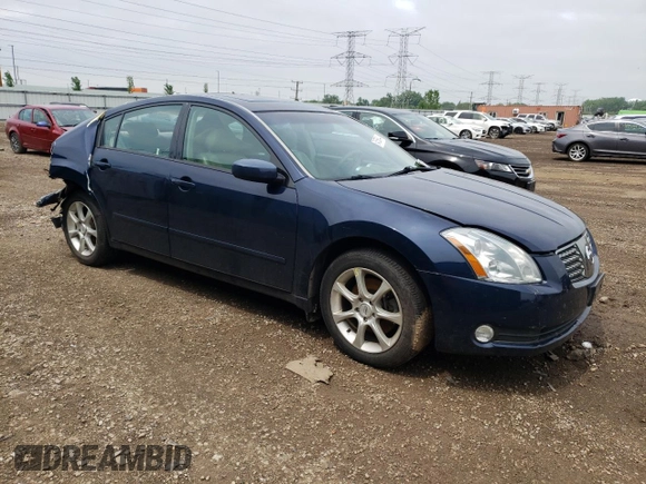2005 Nissan Maxima 3.5 SL with VIN 1N4BA41E95C857811, listed as a Copart auction lot 54558844 with 0 mi miles and Salvage Title. Bid and sale history available at carsss.com. Image 4.