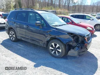 2018 Subaru Forester Premium with VIN JF2SJAGC4JH615487, listed as a IAAI auction lot 41854410 with 320,094 mi miles. Bid and sale history available at carsss.com. Image 1.