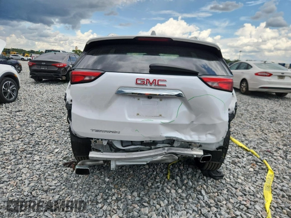 2020 GMC Terrain Denali with VIN 3GKALSEX9LL304887, listed as a Copart auction lot 62385095 with 29,015 mi miles and Salvage title. Bid and sale history available at DreamBid. Image 6.