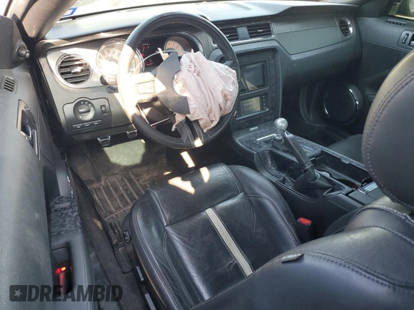 2012 Ford Mustang GT Premium with VIN 1ZVBP8CF7C5271581, listed as a Copart auction lot 46416255 with 167,239 mi miles and Salvage Title. Bid and sale history available at DreamBid. Image 8.