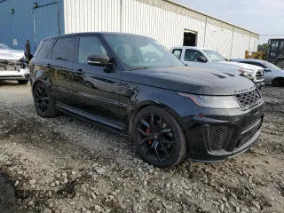 2020 Land Rover Range Rover Sport SVR with VIN SALWZ2RE0LA709321, listed as a Copart auction lot 62806954 with 61,821 mi miles and Salvage Title. Bid and sale history available at carsss.com. Image 4.