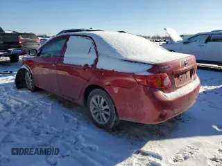 2009 Toyota Corolla with VIN 1NXBU40E09Z037406, listed as a Copart auction lot 89364255 with 81,030 mi miles and Salvage Title. Bid and sale history available at carsss.com. Image 2.