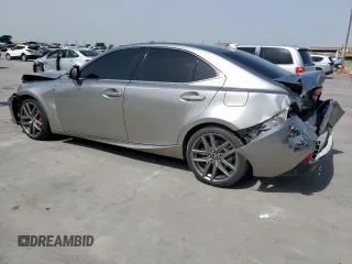 2016 Lexus IS 350 with VIN JTHCE1D24G5010185, listed as a Copart auction lot 57132225 with 112,452 mi miles and Salvage title. Bid and sale history available at DreamBid. Image 2.