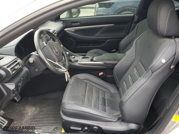 2019 Lexus RC with VIN JTHHA5BC4K5009180, listed as a Copart auction lot 80124384 with 72,651 mi miles and Salvage Title. Bid and sale history available at carsss.com. Image 7.