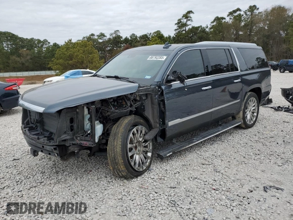 2019 Cadillac Escalade ESV Premium Luxury z VIN 1GYS3JKJ9KR355933, wystawiony jako Copart lot #88792285 z przebiegiem 109 272 mil mil oraz Czysty tytuł • Clean title. Historia ofert i sprzedaży dostępna na DreamBid. Obrazek 1.