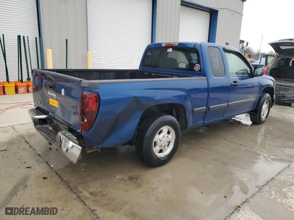 2005 Chevrolet Colorado LS Z85 with VIN 1GCCS196758216389, listed as a Copart auction lot 45340965 with 124,533 mi miles and Salvage Title. Bid and sale history available at carsss.com. Image 3.