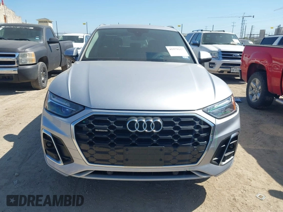 2022 Audi Q5 S line Premium with VIN WA1GAAFY2N2119625, listed as a IAAI auction lot 41979117 with 18,694 mi miles and . Bid and sale history available at DreamBid. Image 12.