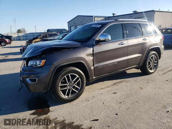 2020 Jeep Grand Cherokee Limited X with VIN 1C4RJEBG1LC344807, listed as a Copart auction lot 87800035 with 51,823 mi miles and Salvage Title. Bid and sale history available at carsss.com. Image 1.