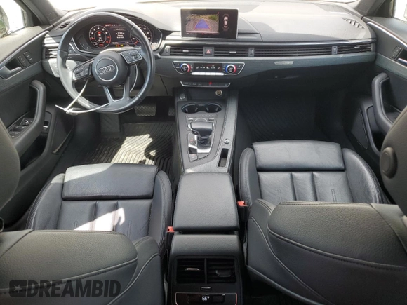 2017 Audi A4 Premium Plus with VIN WAUENAF48HN027868, listed as a Copart auction lot 57607215 with 101,410 mi miles and Salvage title. Bid and sale history available at DreamBid. Image 8.
