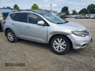 2014 Nissan Murano LE with VIN JN8AZ1MW6EW510473, listed as a Copart auction lot 60389974 with 105,038 mi miles and Salvage Title. Bid and sale history available at carsss.com. Image 4.