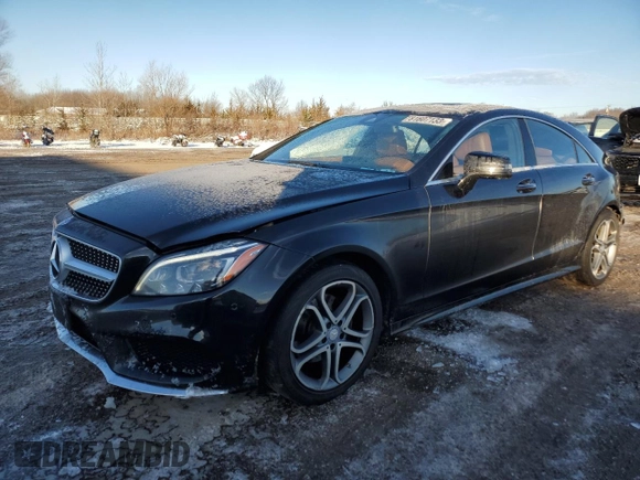 2015 Mercedes-Benz CLS-Class CLS 400 with VIN WDDLJ6HB9FA136302, listed as a Copart auction lot 81607133 with 169,992 mi miles. Bid and sale history available at carsss.com. Image 1.