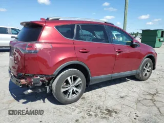 2018 Toyota RAV4 XLE with VIN 2T3WFREV5JW407777, listed as a Copart auction lot 58156275 with 119,447 mi miles and Salvage title. Bid and sale history available at DreamBid. Image 3.