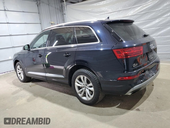 2018 Audi Q7 Premium Plus with VIN WA1LHAF75JD013380, listed as a Copart auction lot 58324865 with 92,877 mi miles and Salvage title. Bid and sale history available at DreamBid. Image 2.
