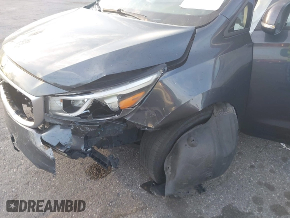 2016 Kia Sedona LX with VIN KNDMB5C10G6084583, listed as a IAAI auction lot 41744644 with 1 mi miles. Bid and sale history available at carsss.com. Image 6.