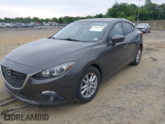 2015 Mazda 3 i Grand Touring z VIN JM1BM1W76F1223850, wystawiony jako IAAI lot #42356420 z przebiegiem 45 514 mil mil oraz . Historia ofert i sprzedaży dostępna na DreamBid. Obrazek 2.