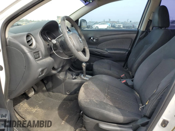 2014 Nissan Versa SV with VIN 3N1CN7AP0EL826895, listed as a Copart auction lot 45021425 with 107,729 mi miles and Salvage Title. Bid and sale history available at DreamBid. Image 7.